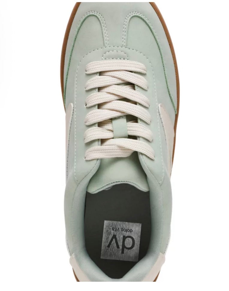 Dolce Colorways Sneakers.  Light Green ~Women's Size 6