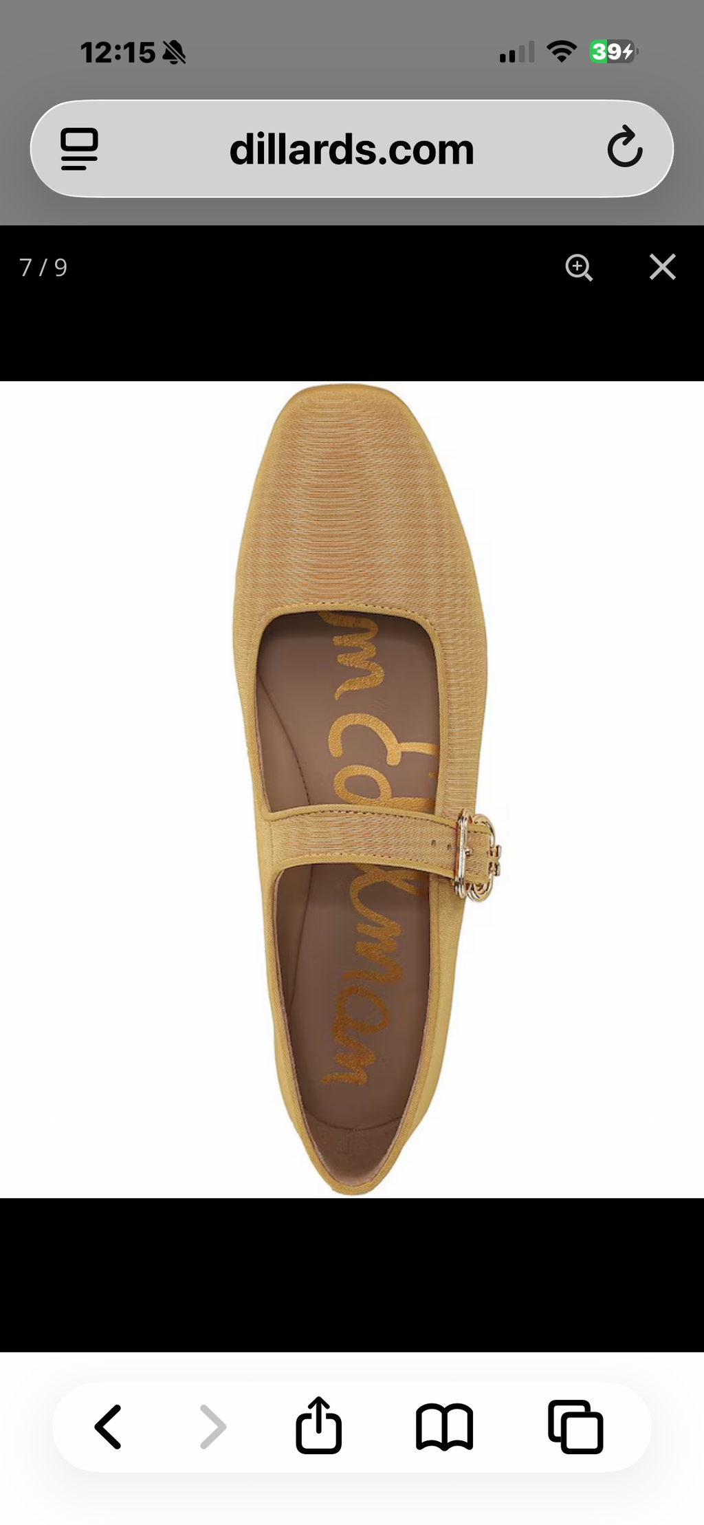 Sam Edelman Mary Jane Flats                          Color~Dijon                            Size~8