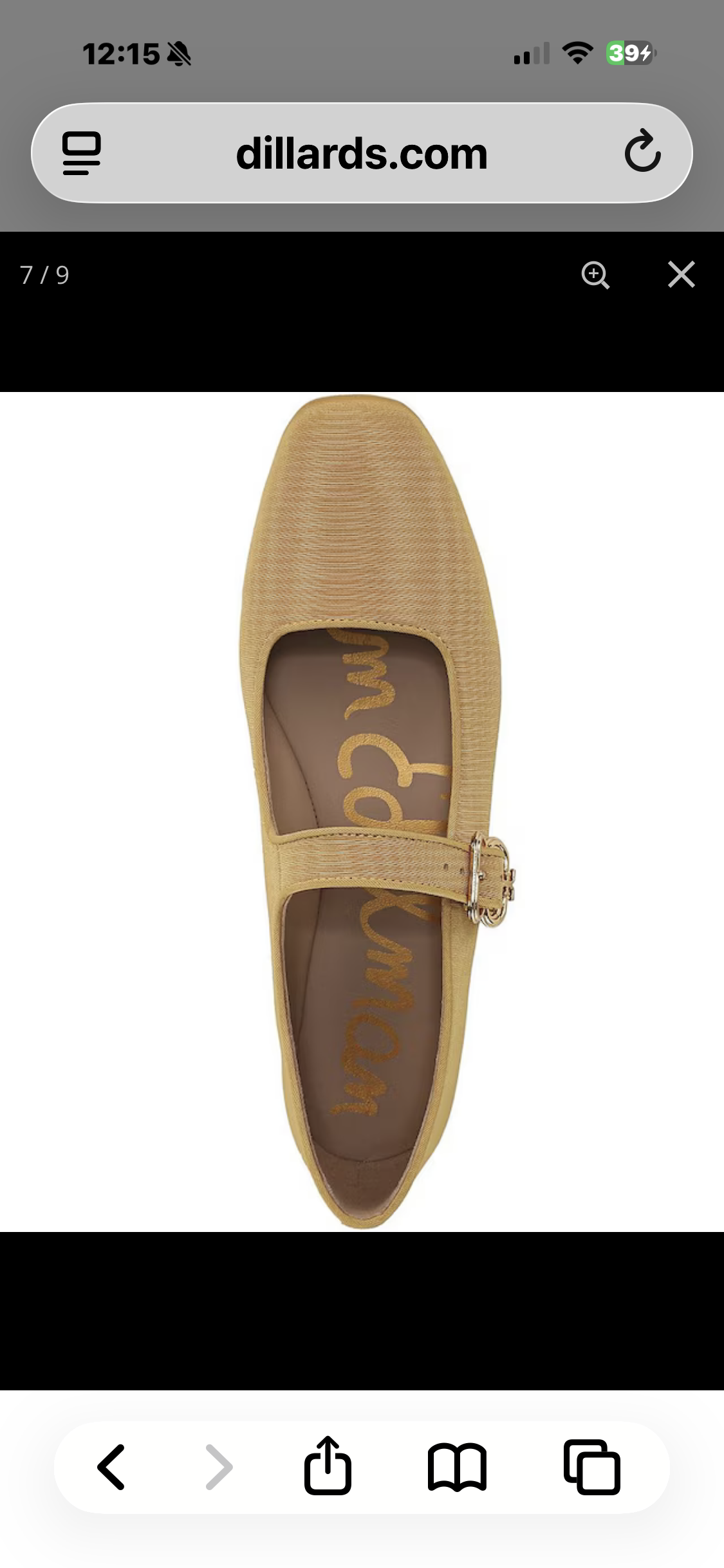 Sam Edelman Mary Jane Flats                          Color~Dijon                            Size~8