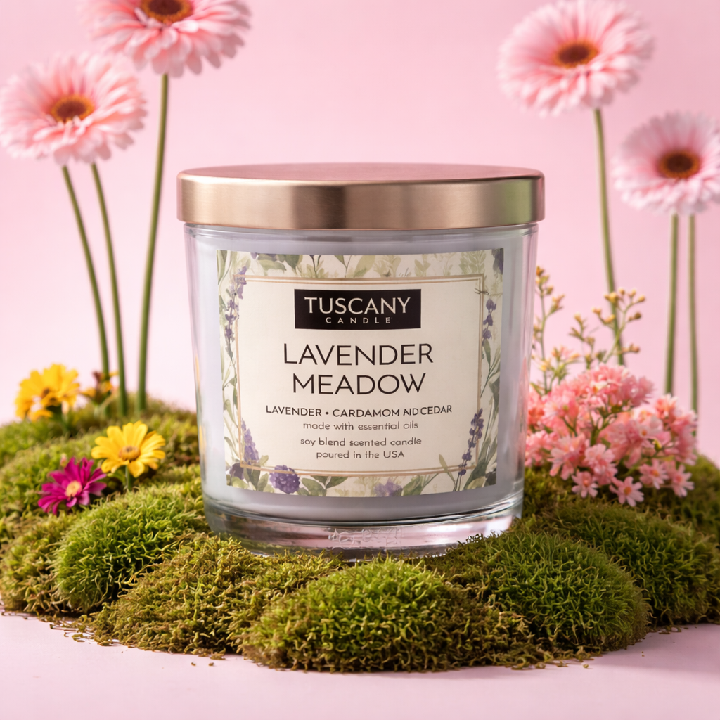 Tuscan Candle Collection~ Lavender • Cardamom• Cedar