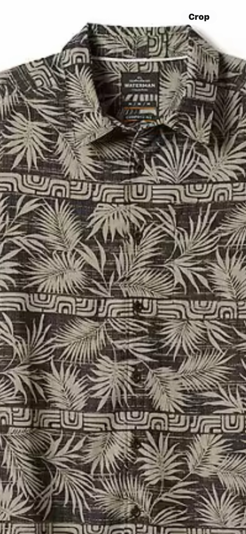 Quicksilver Island Garden Retreat Button Down             Size : Large