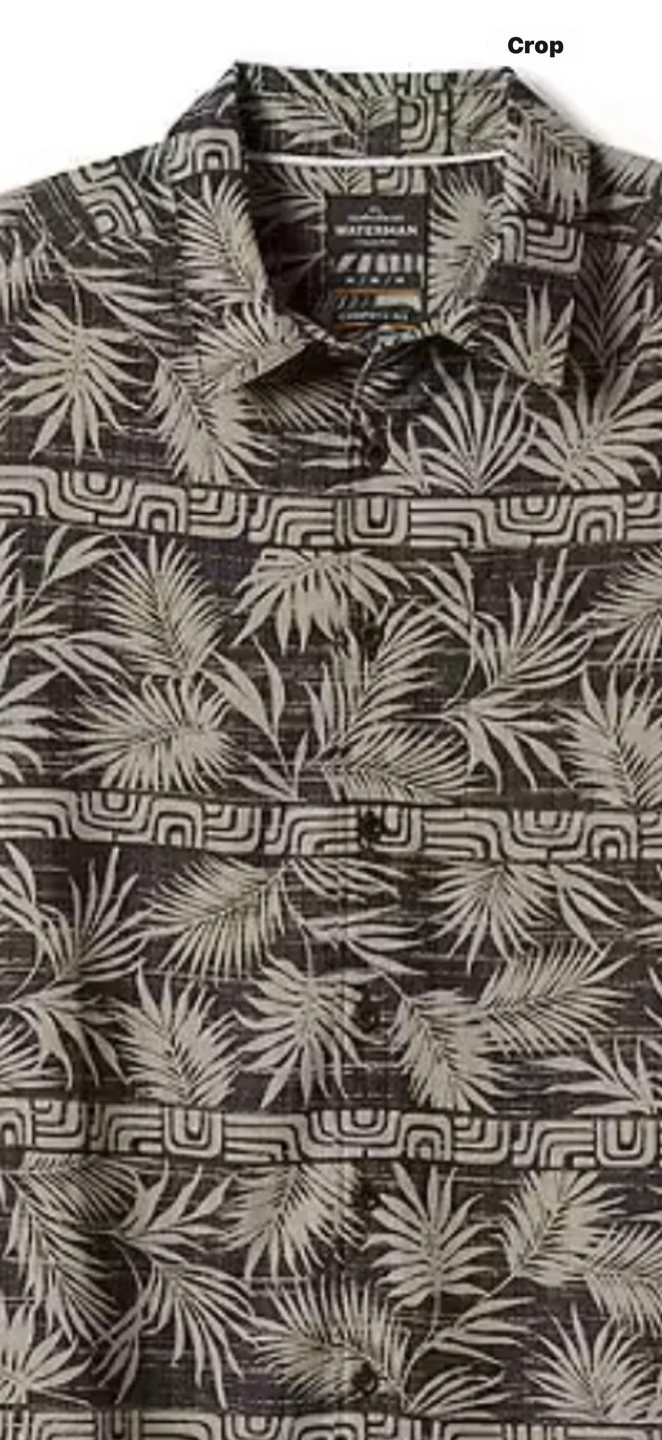 Quicksilver Island Garden Retreat Button Down             Size : Medium