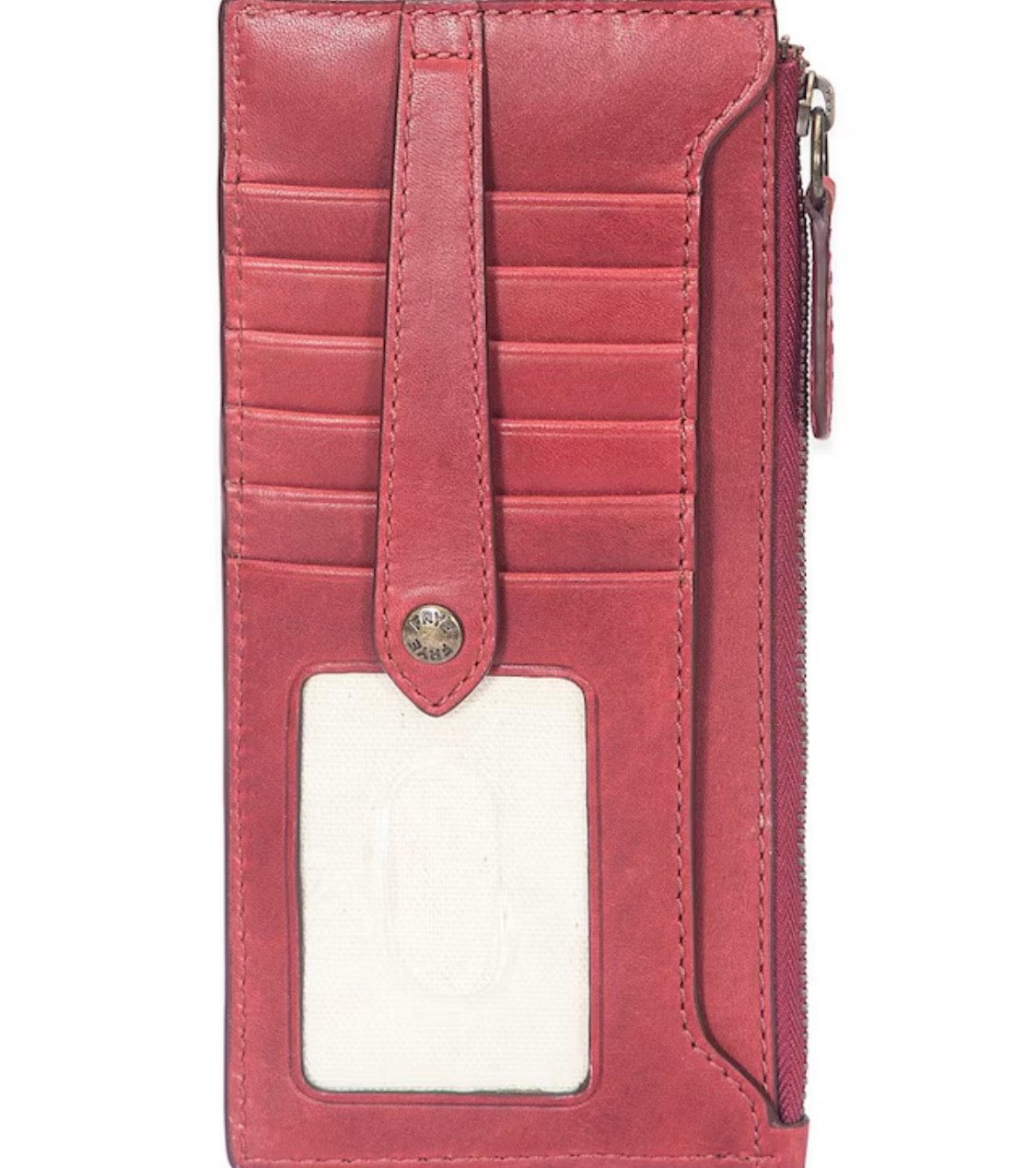 FRYE LEATHER ~ Melissa Snap Card Wallet                          Color ~ Antique Berry