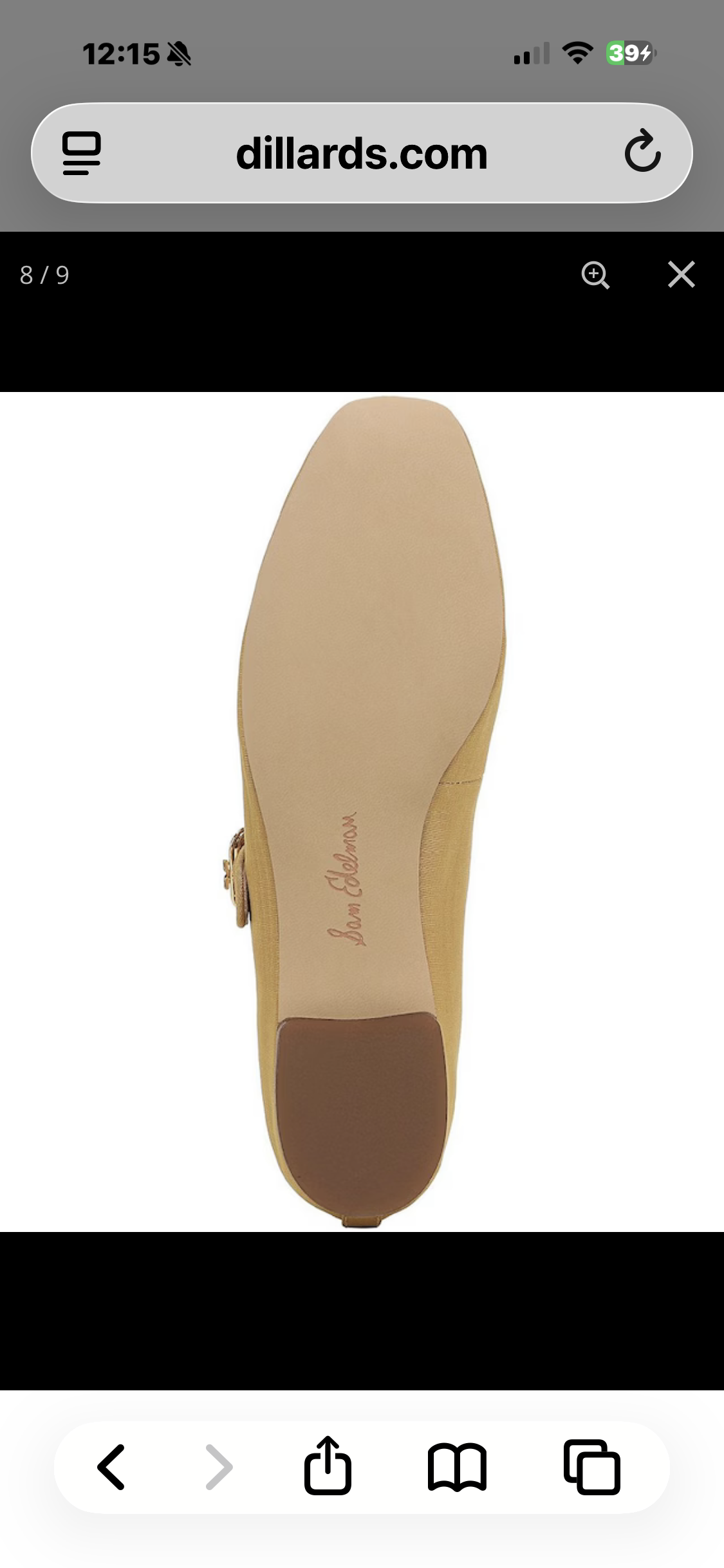 Sam Edelman Mary Jane Flats                          Color~Dijon                            Size~8