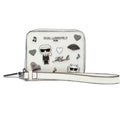 The Karl Lagerfeld Paris Leather Wallet With Wristlet