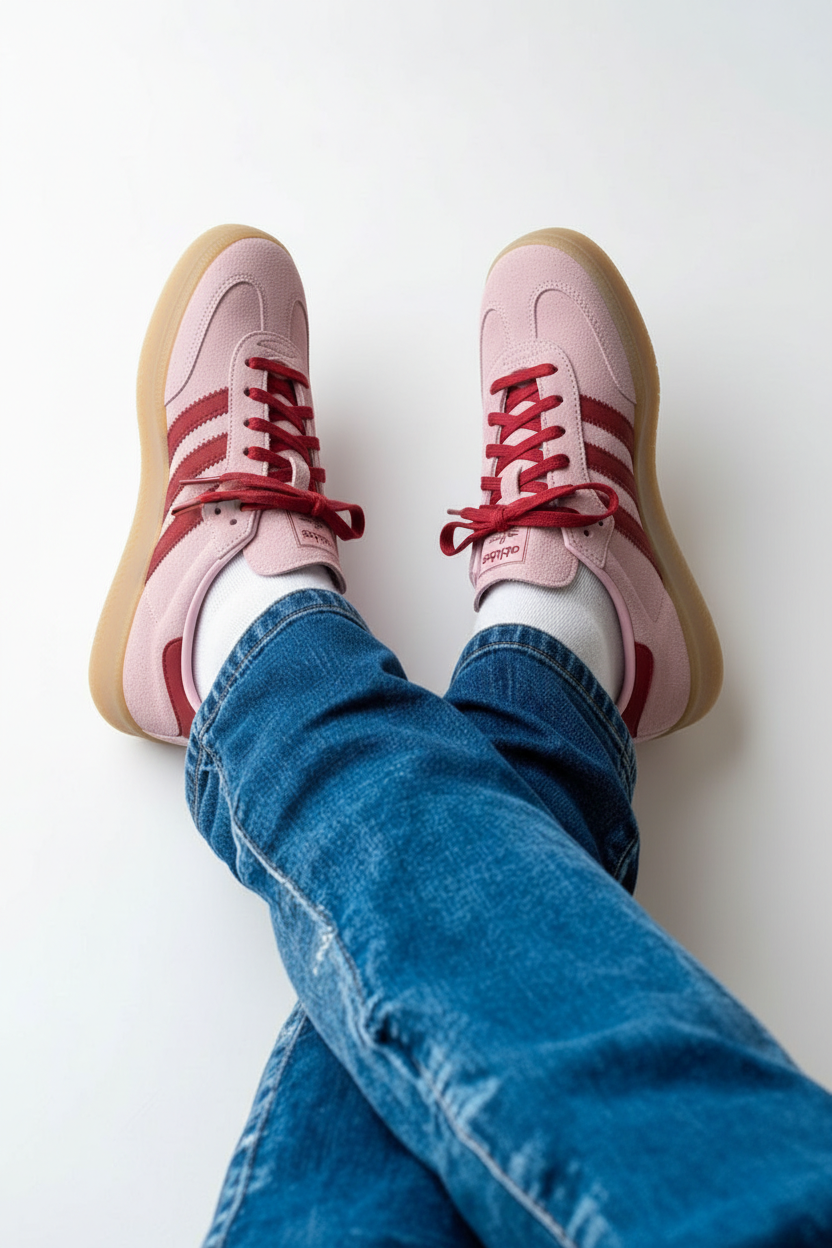 Women's Adidas Sambae                      Style~Pink Scarlet~Size 7
