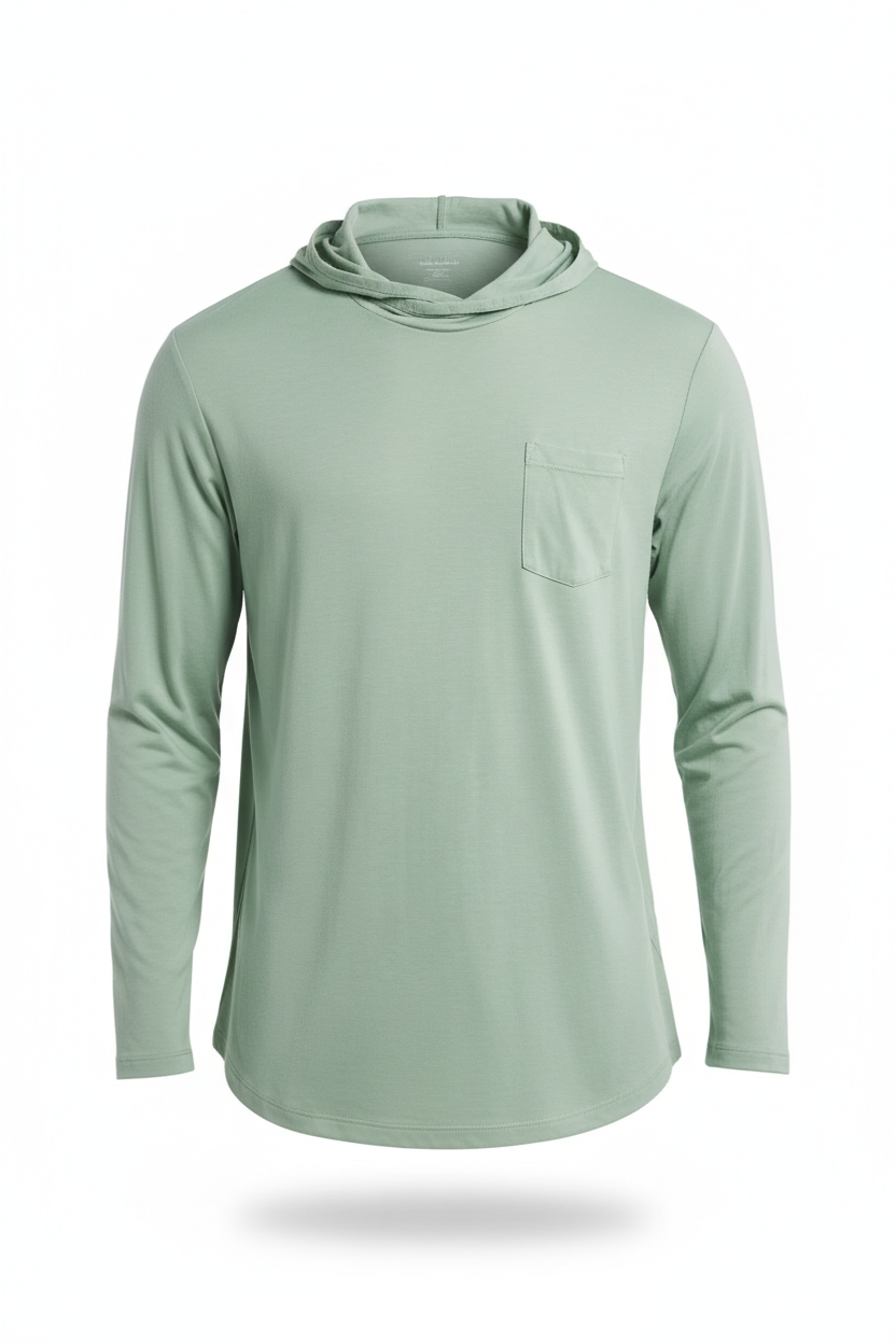 Free Fly Lightweight Hoodie Size ~Medium          Color~Island Palm