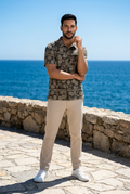 Quicksilver Island Garden Retreat Button Down             Size : Large