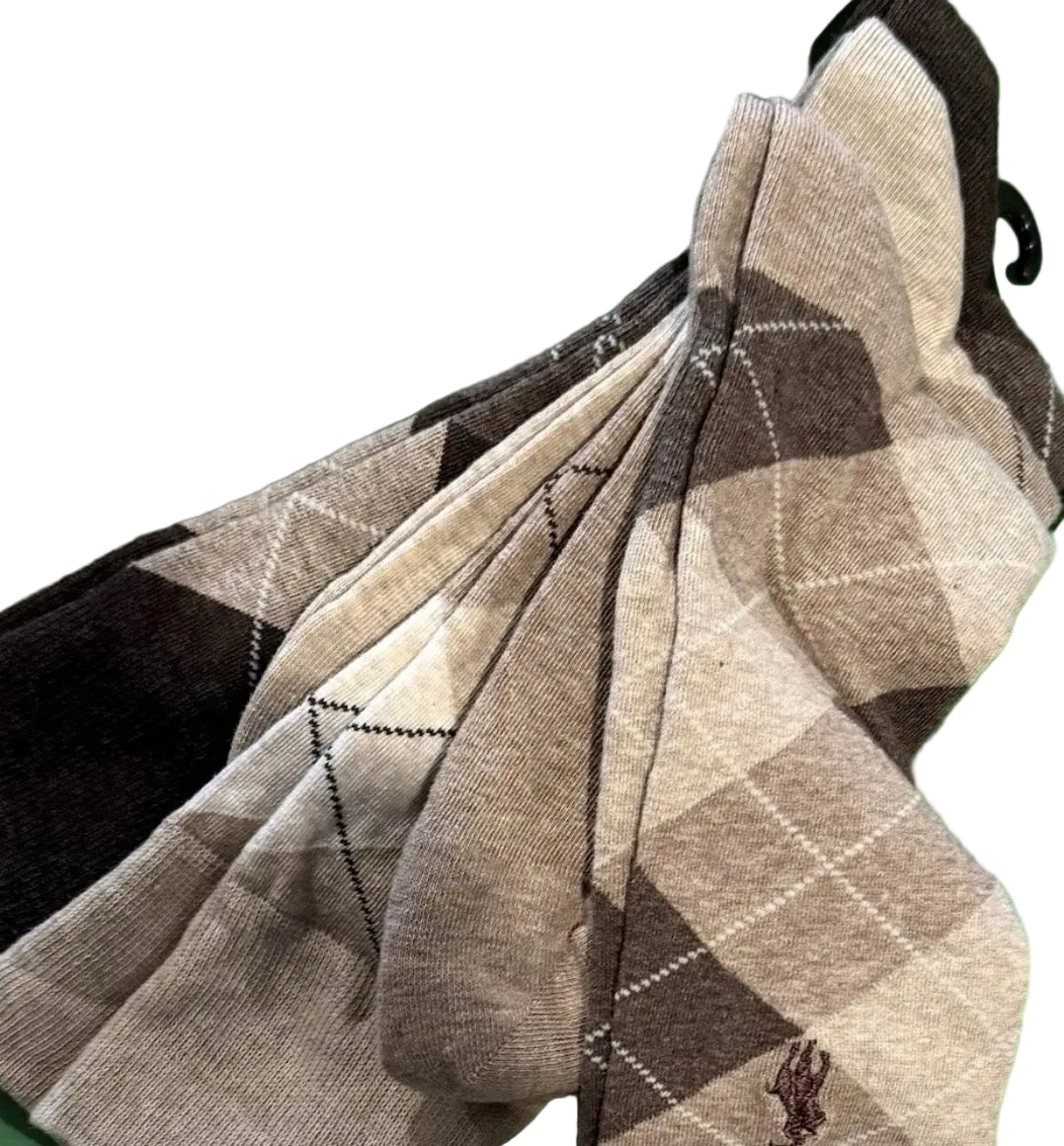 Polo Ralph Lauren
Assorted Argyle Dress Socks 3-Pack