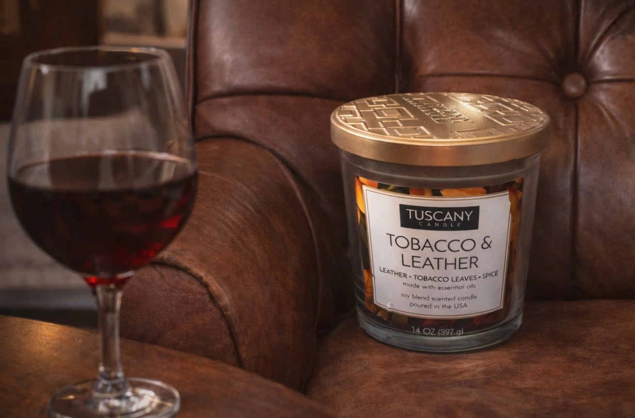 Tuscan Candle Collection~ Spiced Leather