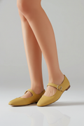 Sam Edelman Mary Jane Flats                          Color~Dijon                            Size~8